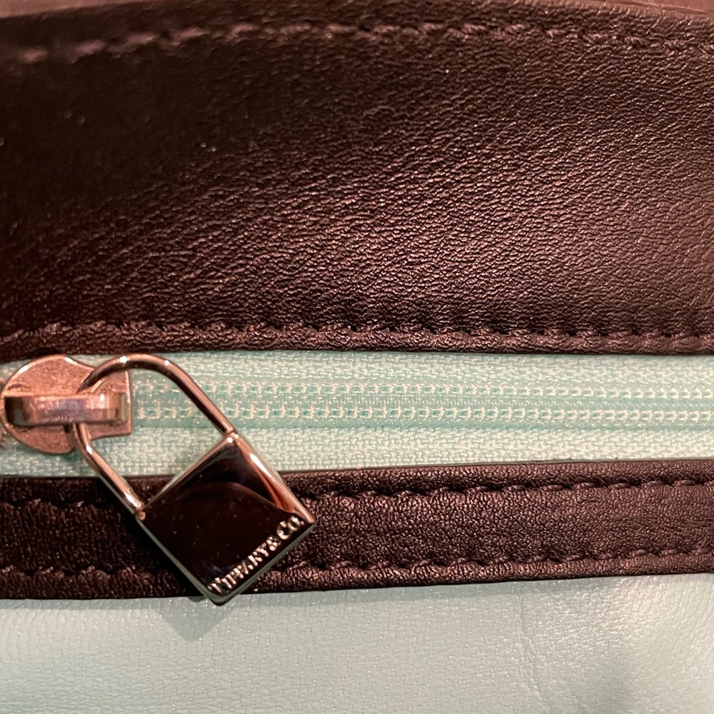 Tiffany & Co. Black Patent Color Handbag With Tiffany Blue Interior - Picture 6 of 12